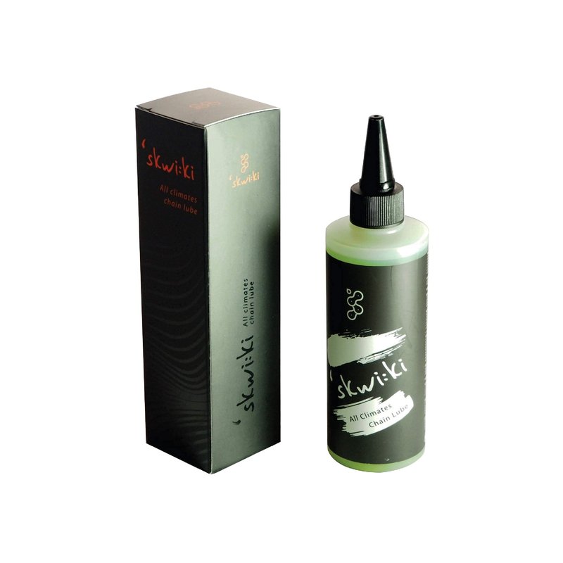 Skwiki All Climate Drive-Chain Lubricant, Innovation Nano Boron Nitride, Extraordinary Lubing, Extreme Low Declination for Tough Environments, Ultra Smooth and Upgraded Efficiency of Pedaling, 120ml
