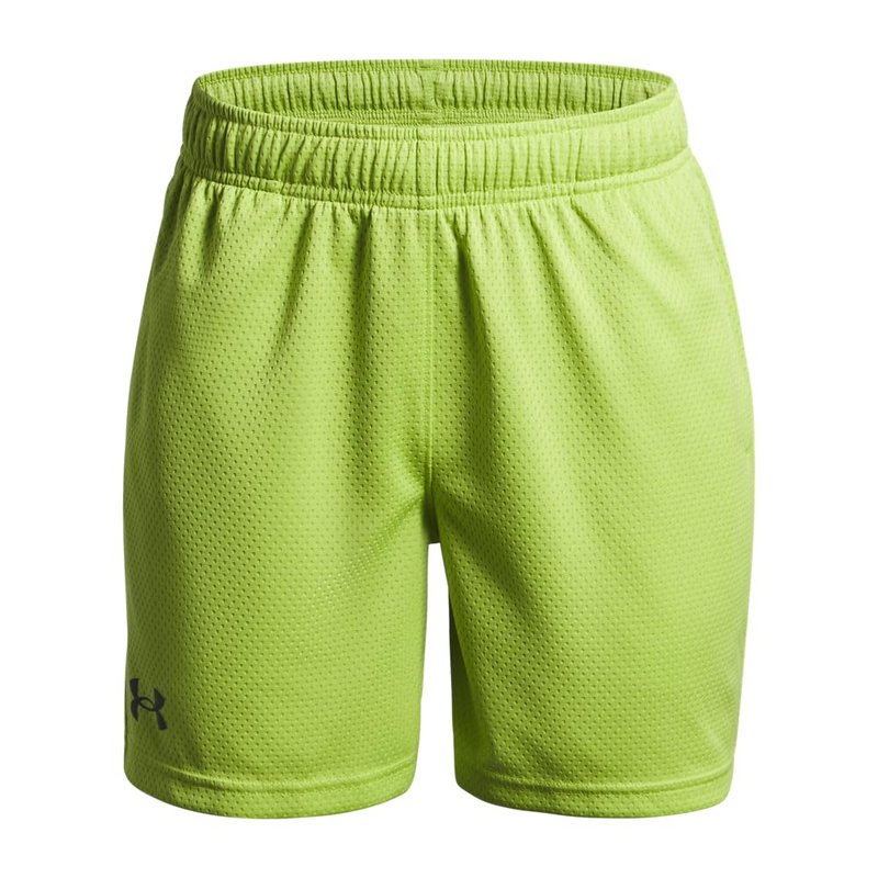 Under Armour Boys' Tech Mesh Shorts, (326) Green Vibe / / Black, Medium