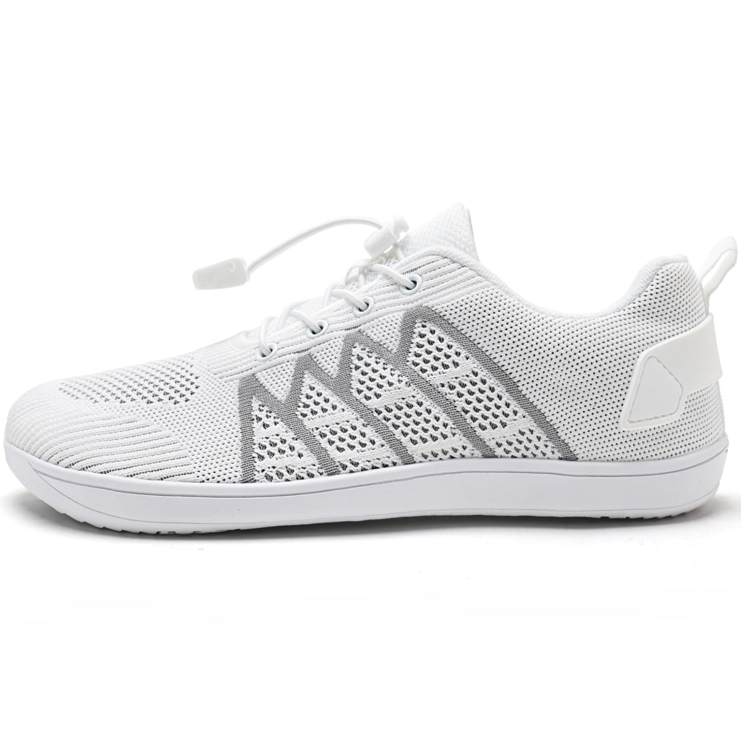 WateLves Wide Water Shoes Mens Womens Barefoot Minimalist Walking Shoes Beach Casual Sneakers Zero Drop Sole (White/Gray, 37)