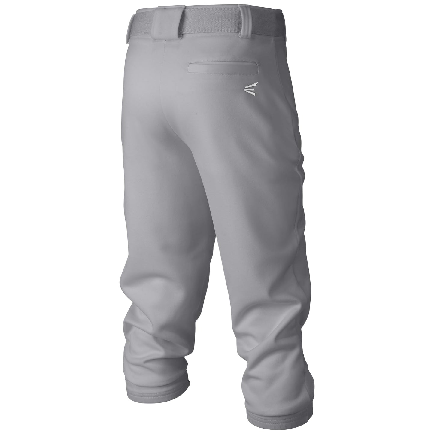 Easton | PRO+ Pull Up Baseball Pant | Youth | Full Length | Elastic Bottom | Youth Grey Y M