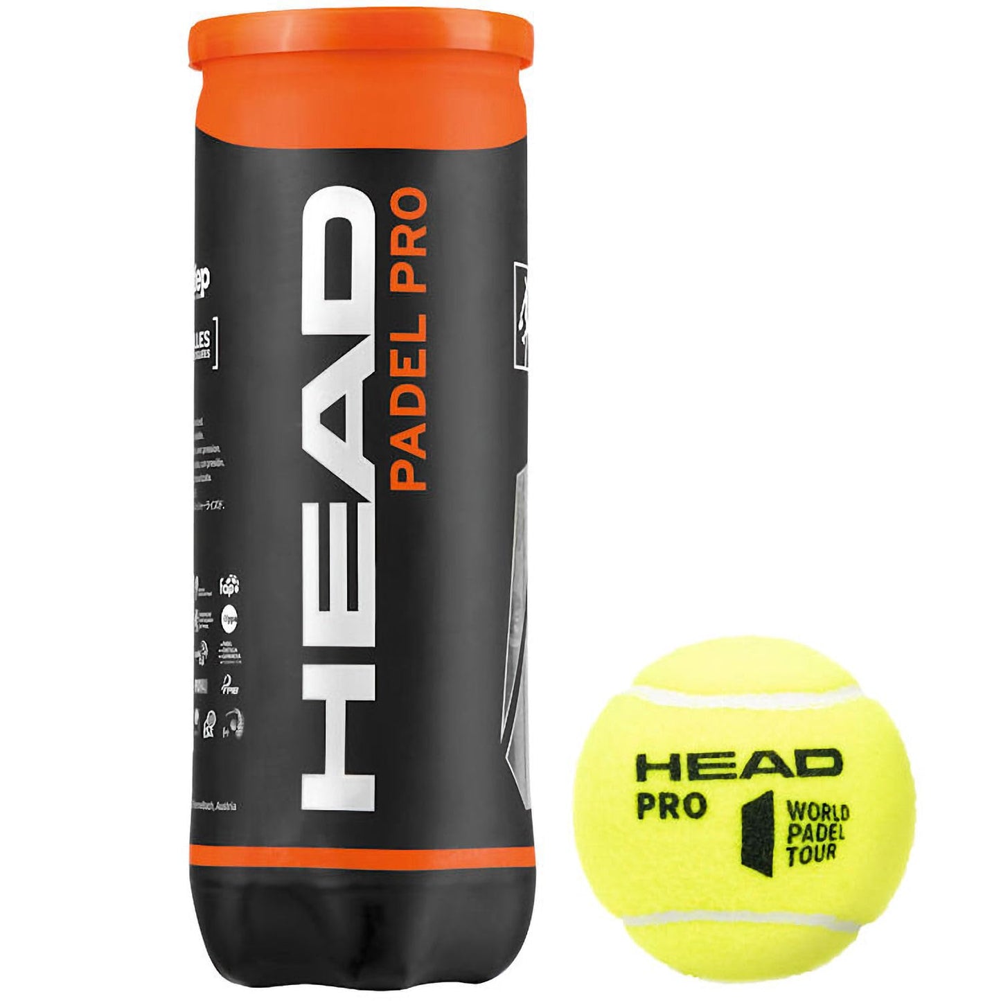 HEAD Padel Pro - 3-Ball - Single Can