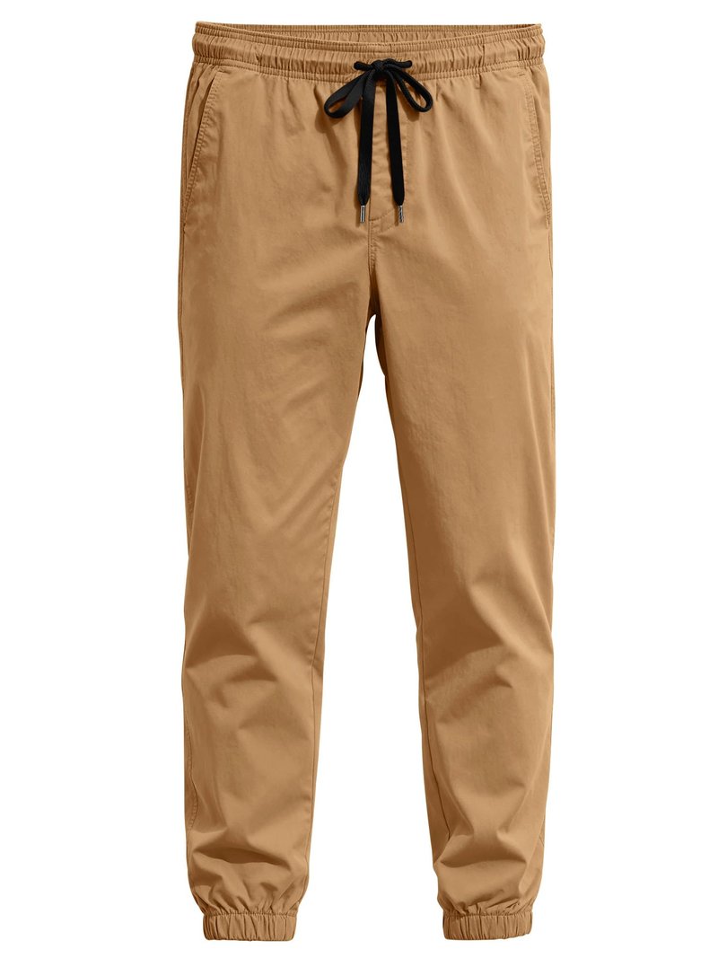 HOTake Men's Khaki XX-Large Joggers Lightweight Sweatpants Tapered Pants Gym Pants