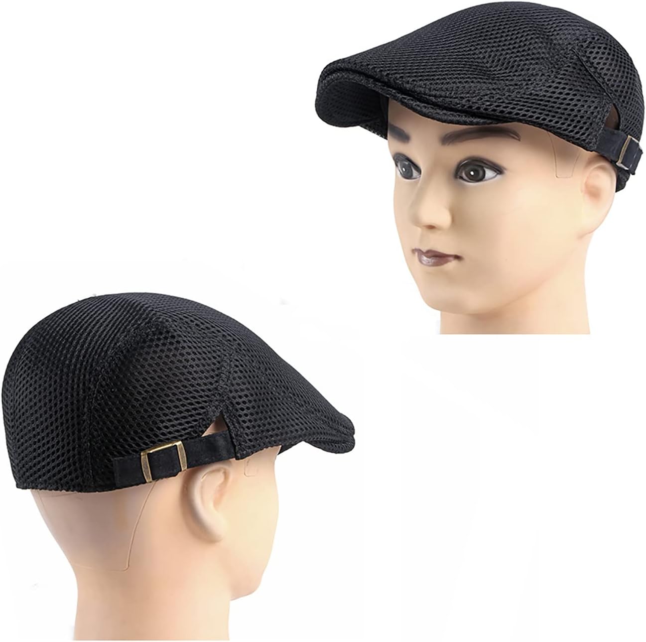Men's Breathable Mesh Summer Newsboy Cap - Lightweight & Stylish