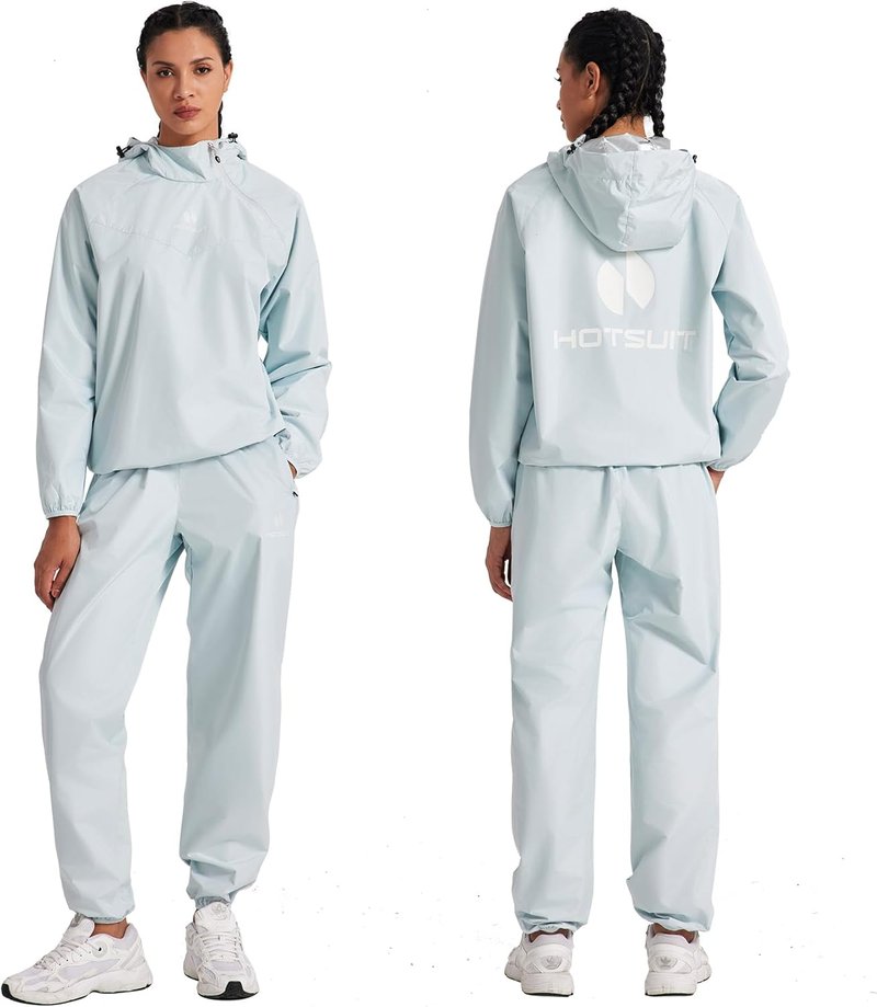 Sauna Suit for Women - Anti-Rip Weight Loss Sweat Jacket & Pants | Odorless Workout Gear