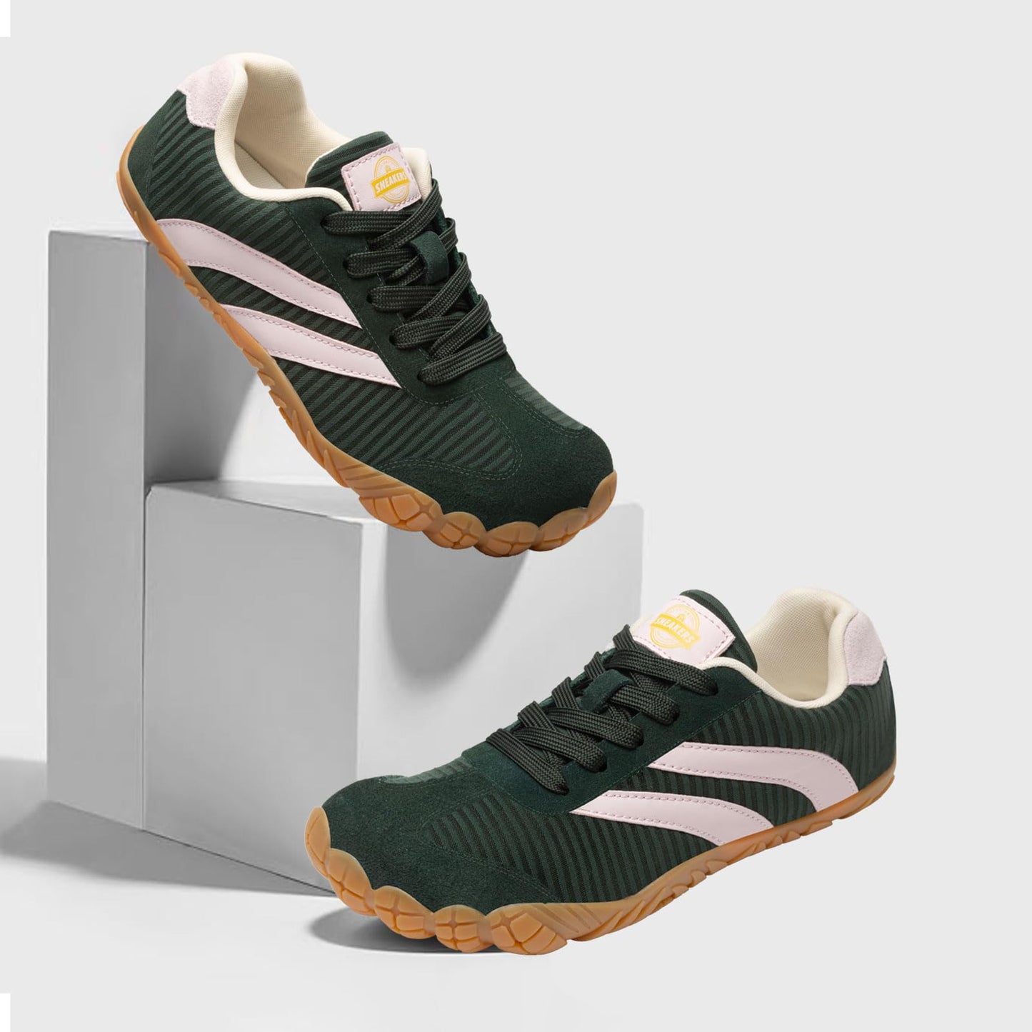 Barefoot Shoes Women Casual Sneakers,Wide Toe Box Shoes Women Zero Drop Barefoot Shoe Men,Minimalist Trail Running Shoe,Non-Slip Lightweight Breathable Comfortable Fashion Walking Hiking Shoes Unisex