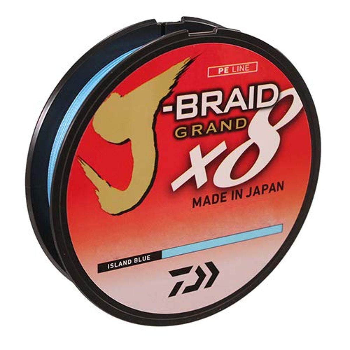 Daiwa JBGD8U6-150IB J-Braid Grand 8X 150Yds Filler Spool Island Blue