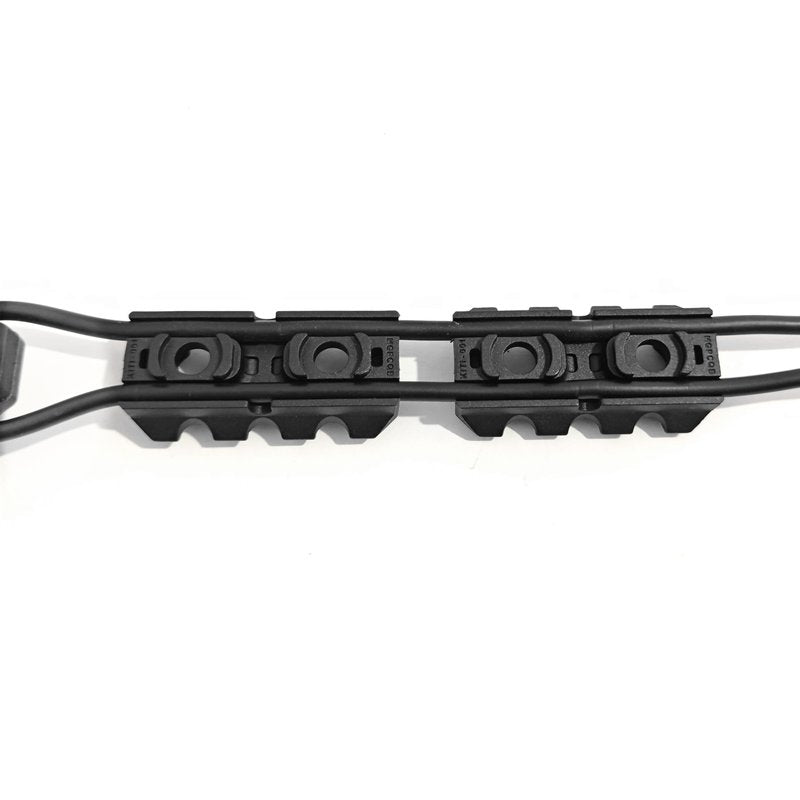 APLUSGEAR 4 Pack 3 Slots Picatinny Rail Pressure Switch Cable Guides Compatible Dual-Function for M-lok Compatible System, for Laser Flashlight Switch Cable Holder Organizer