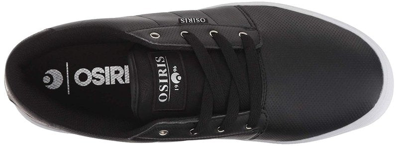 Osiris Men's Mesa Shoe, Black/White, 9 M US