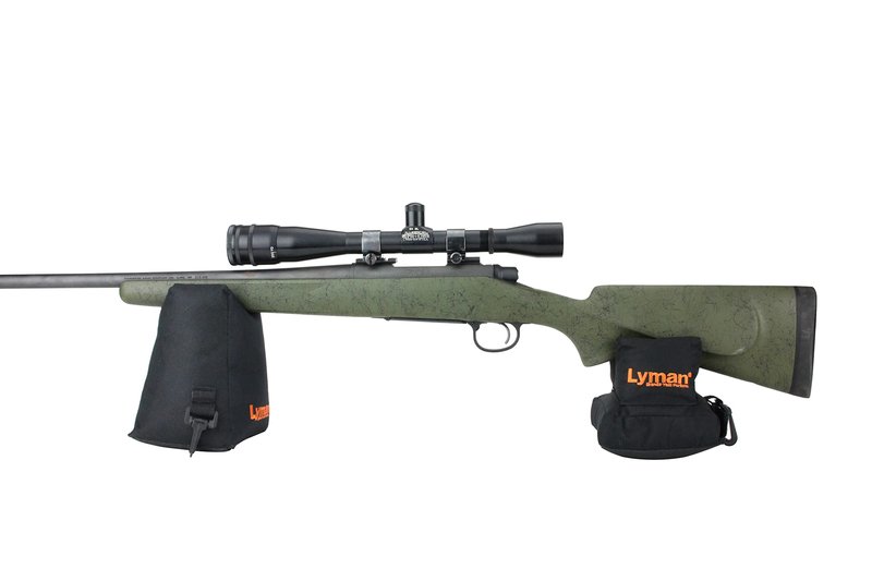 Lyman Crosshair Shooting Bag Kit Front and Rear,Black
