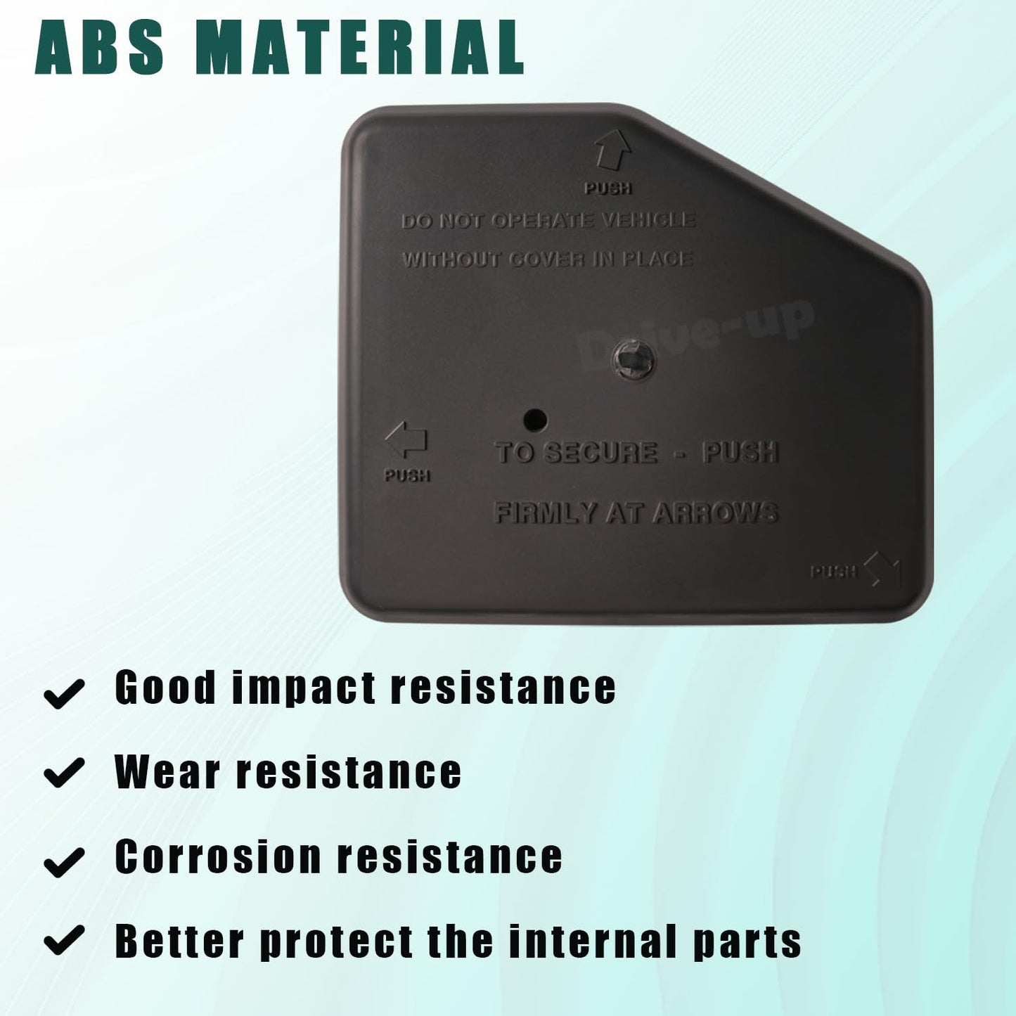 DRIVE UP Golf Cart Electrical Component Box Asm/Electrical Box Cover, Suitable for Club Car DS 1992-2015 Gas Golf Carts, OEM 1013609 1015777/102711201 1015373 1014808 1015372