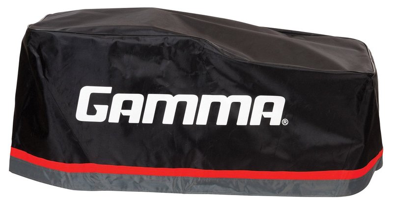 Protective Cover for Upright Stringing Machine: Gamma Sports Black & Red Cover for Tennis & Badminton Racquet Stringer Machines - Fits 700Es, 6004, 6002Es, 6002, 5003, 5002, Progression & X-Series