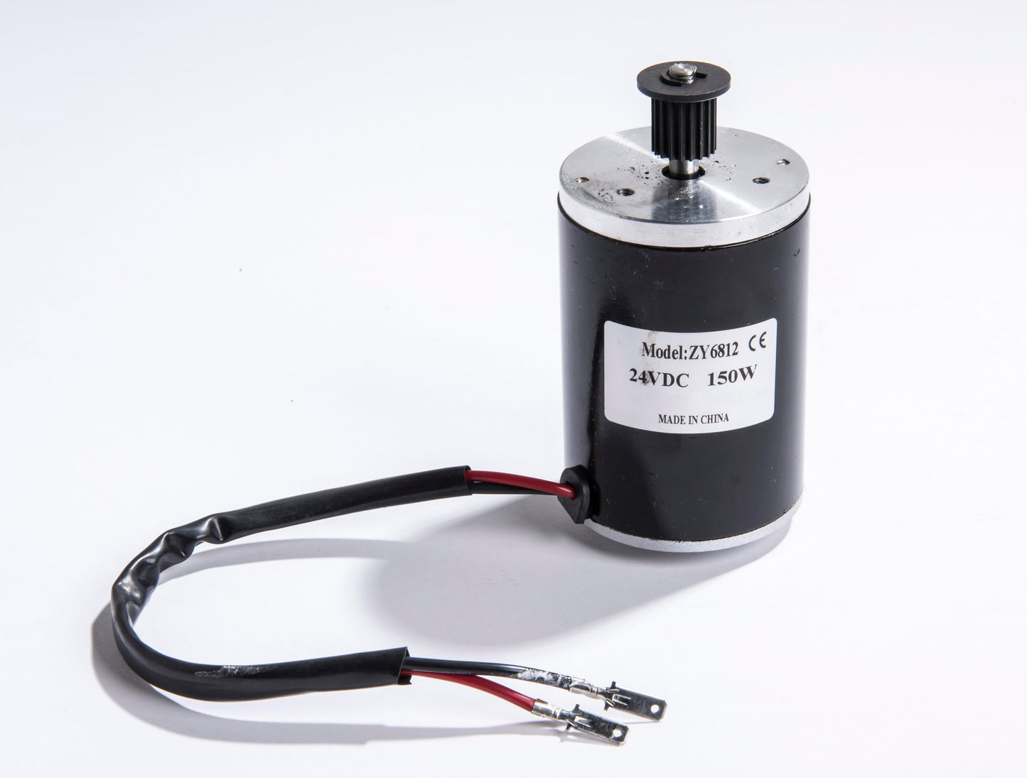 HiGear 150W Watt 24V Pulley with 19T Volt DC Brush Electric Motor Unite ZY6812 f Scootes DIY Kids Kart 150-GM150115 Works with 12V by Alfa Wheels (150W 3M Pulley 19T)