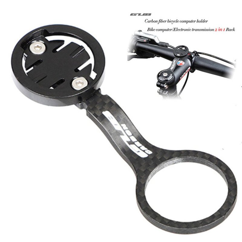 GUB Carbon Cycle Computer Holder Bike Stopwatch Hold for Garmin CATEYE for iGPSPORT Table Bracket Road Bicycle Computer Mount