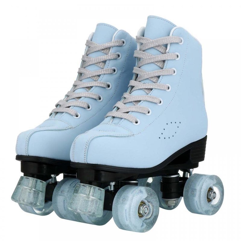 Jessie Women's Frosted Toddler Holographic Roller Skates for Girls & Adults, Indoor & Outdoor