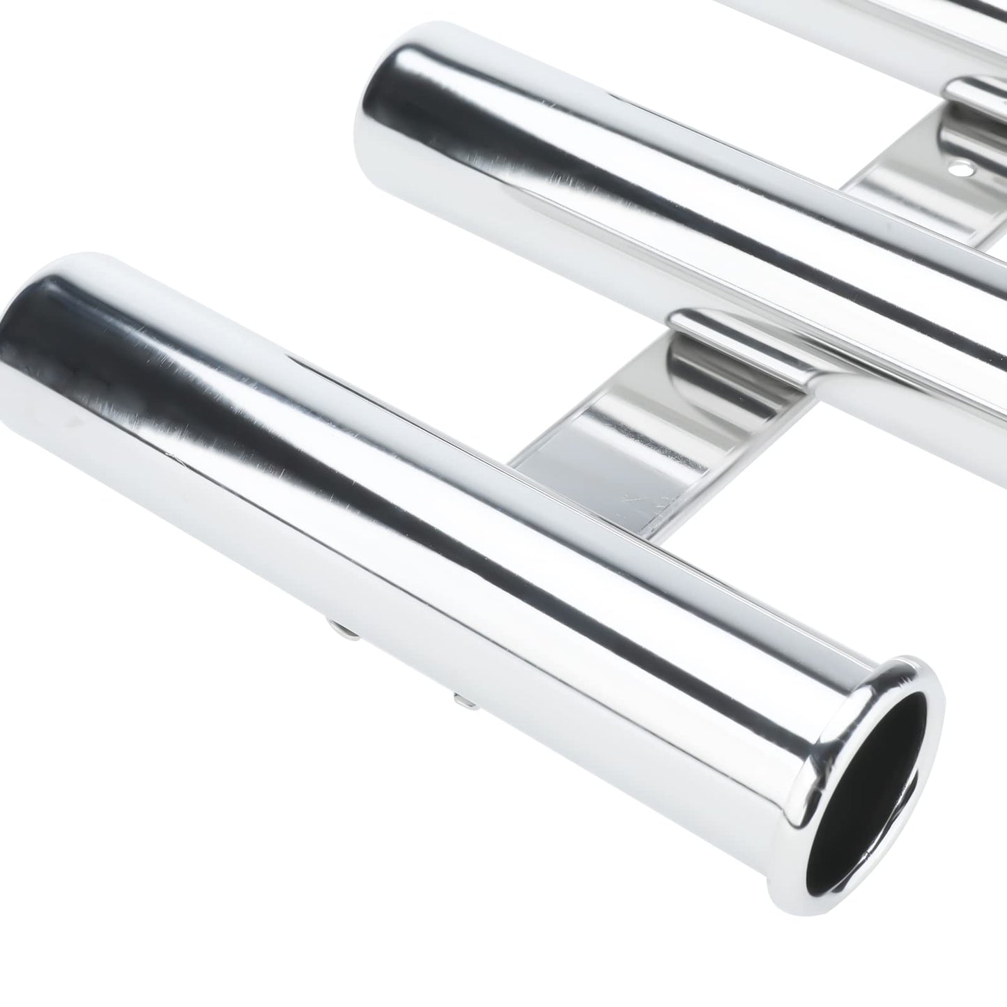 NovelBee 3 Tube Boat Fishing Rod Holder,316 Stainless Steel Fishing Rod Rack for Marine Boat Yacht