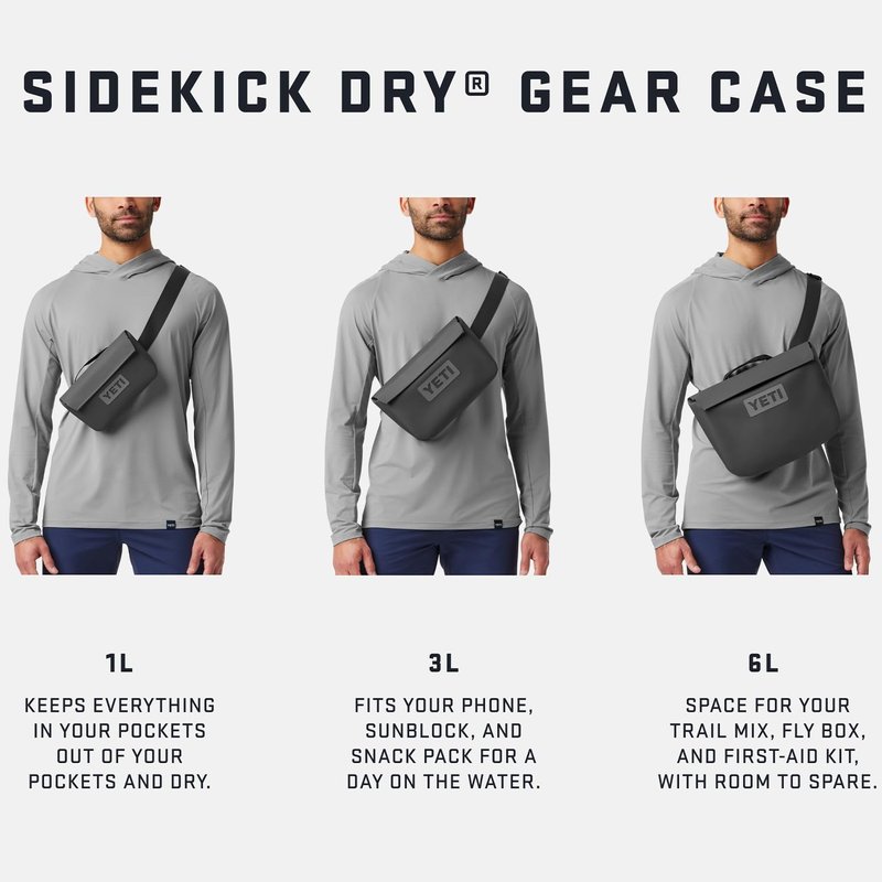 YETI Sidekick Dry 3L Gear Case, Sandstone Pink