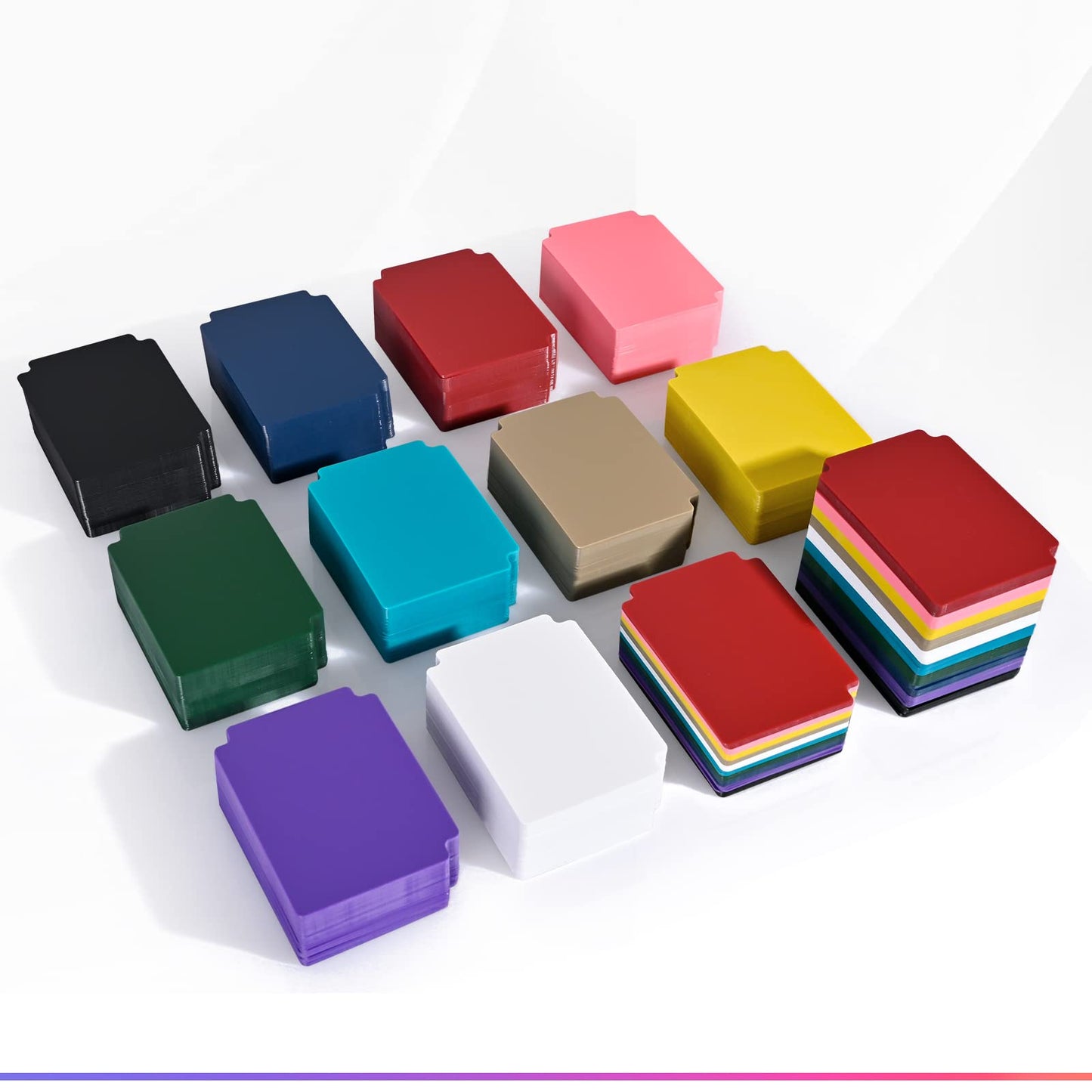 ZLCA Trading Card Dividers with Tabs 2.75 x 3.76 Inch (50, Corlorful)