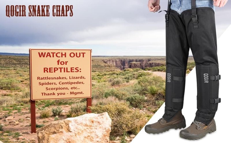 Snake Guard Gaiters - Waterproof Briar-Proof Chaps for Upland Hunting | Full Leg Protection from Snake Bites & Thorns