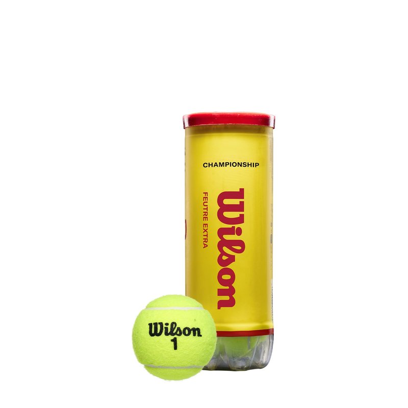 WILSON Championship Tennis Balls - Extra Duty, Single Can (3 Balls)