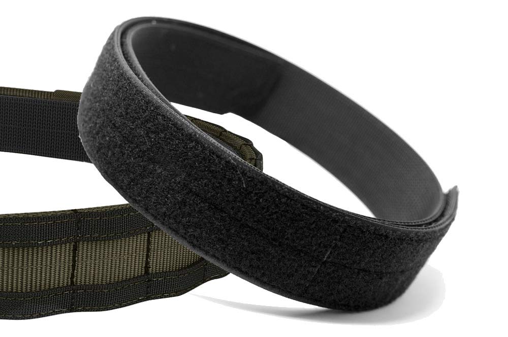 KRYDEX Quick Release Rigger MOLLE Belt 1.75 Inch Inner & Outer Tactical Heavy Duty Belt (RGBK, Large)