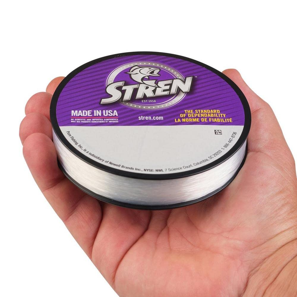 Stren Original®, Clear/Blue Fluorescent, 30lb | 13.6kg Monofilament Fishing Line, Suitable for Freshwater Environments