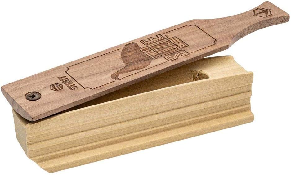 Hunters Specialties STRUT Suzie Snood Turkey Box Call - Essential Wooden Turkey Hunting Tool