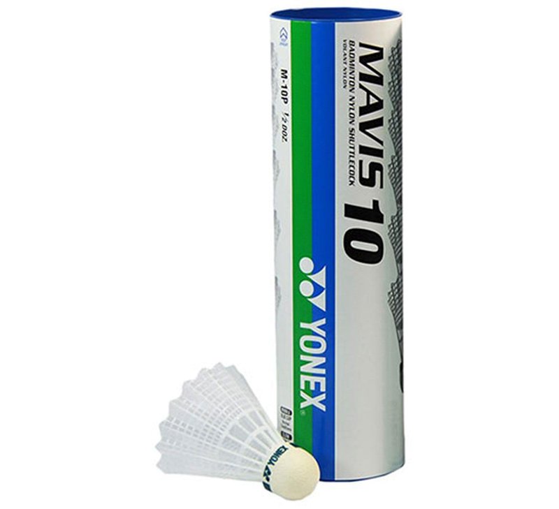 YONEX Mavis 10 Badminton Shuttlecocks , White, 78-Medium-Blue