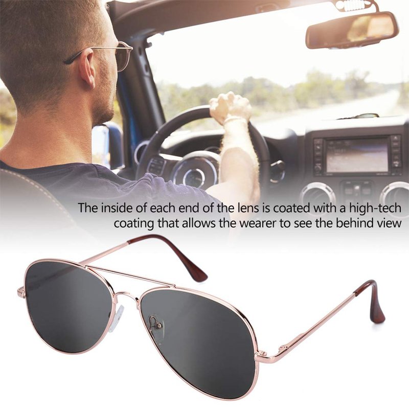 EVTSCAN Anti-Tracking Rear View Sunglasses Anti-spy Mirror Glasses for Behind Vision Outdoor Cycling Beach Fashion Sunglasses