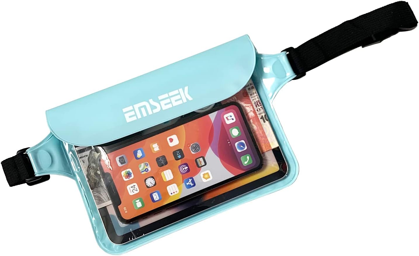 Waterproof Waist Pouch - Dry Belt Bag Fanny Pack for Keys, Wallet & Phone | Light Green