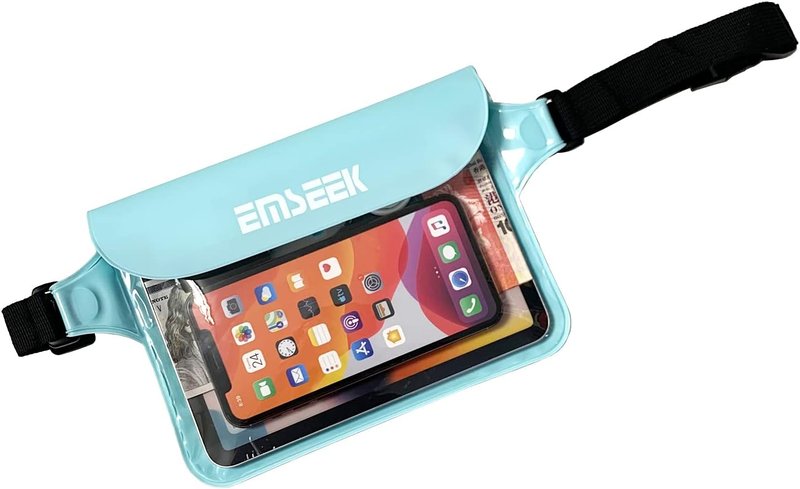Waterproof Waist Pouch - Dry Belt Bag Fanny Pack for Keys, Wallet & Phone | Light Green