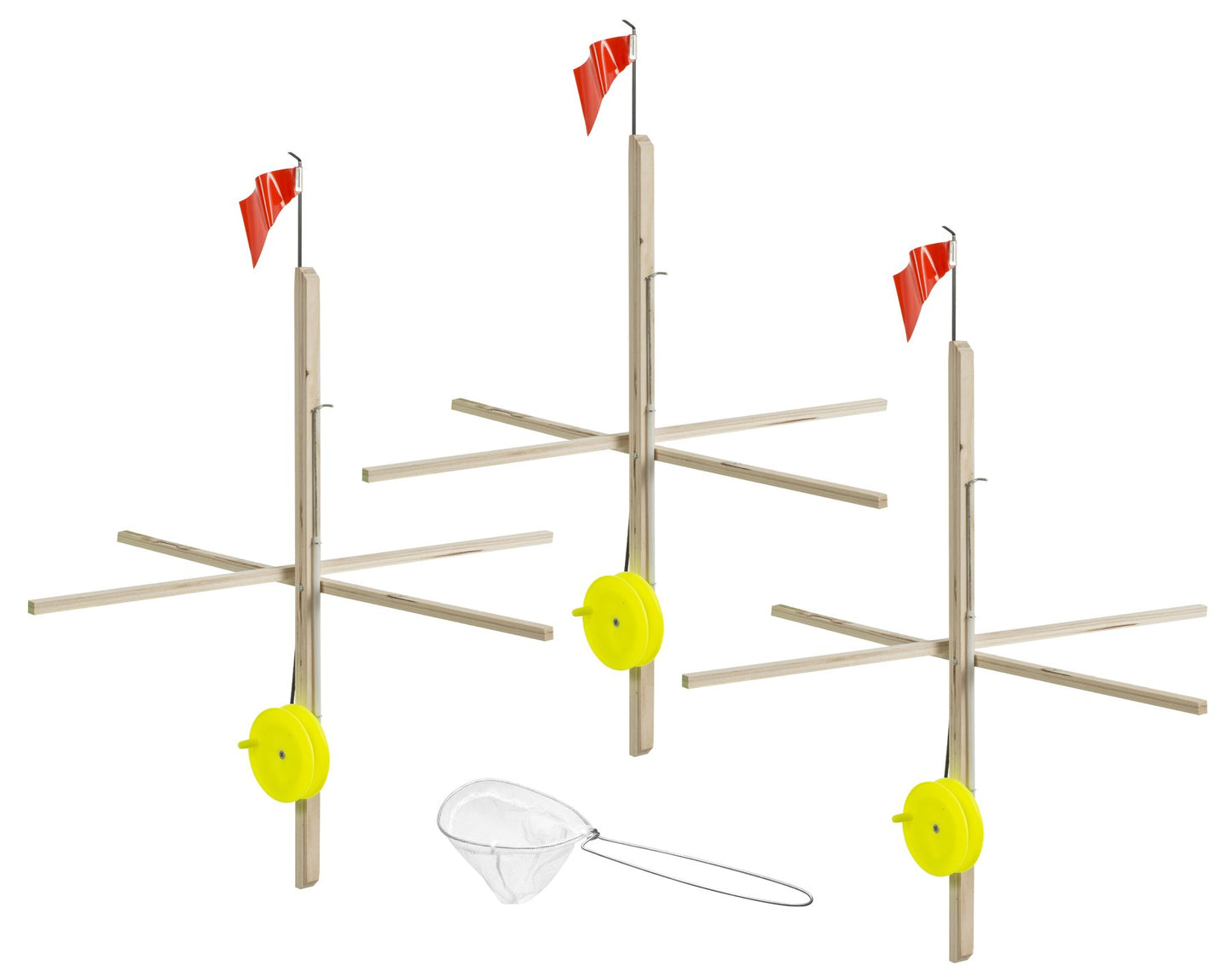 Celsius Multi 3 Pack Tip-Up with Tackle, One Size