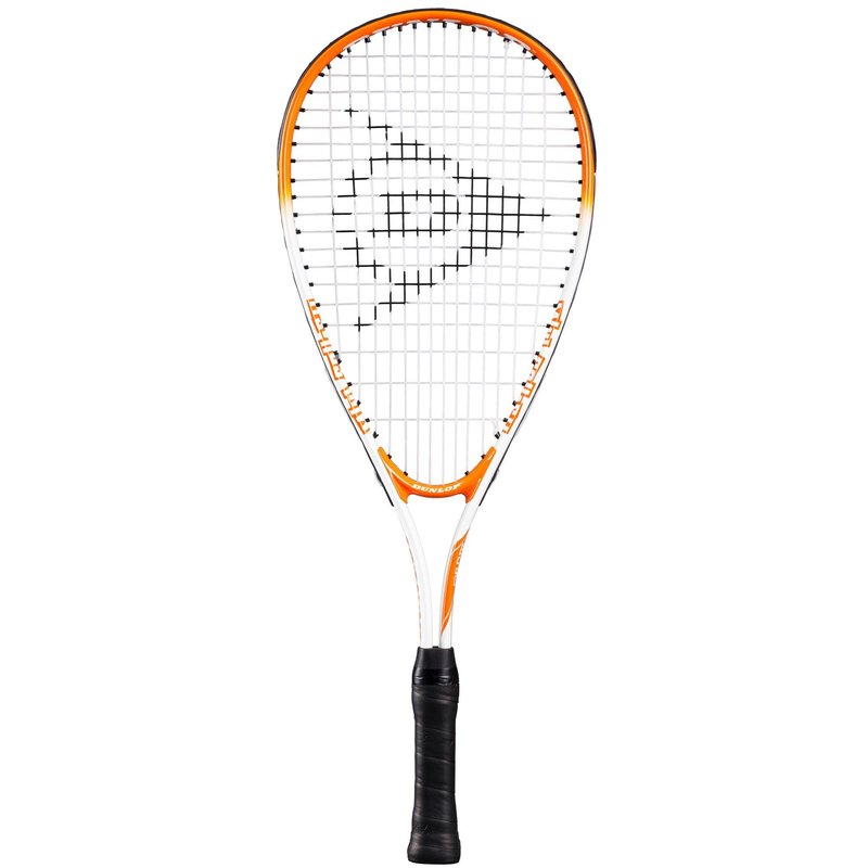 Dunlop Sports Play Junior Squash Racket, Orange/White, 7-10 Years Old, 23.5" Length