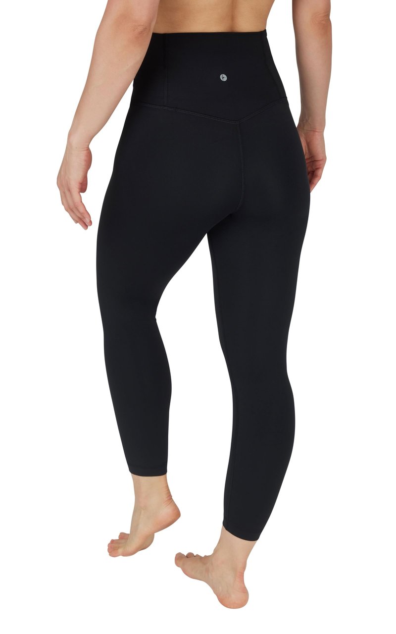 90 Degree By Reflex Womens High Waisted Leggings Buttery Soft Workout Squat Proof Gym Yoga Pants - Classic Black - Medium