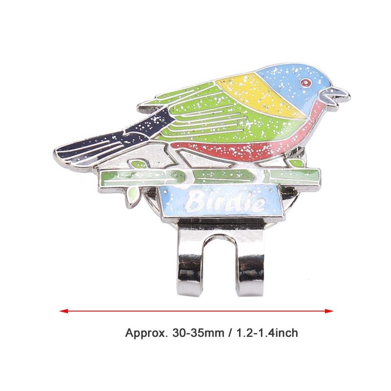 Golf Ball Marker, Cute Magnetic Hat Clip with 6 Pattern Options Ball Marker for Women Men Kids Golfers on Course