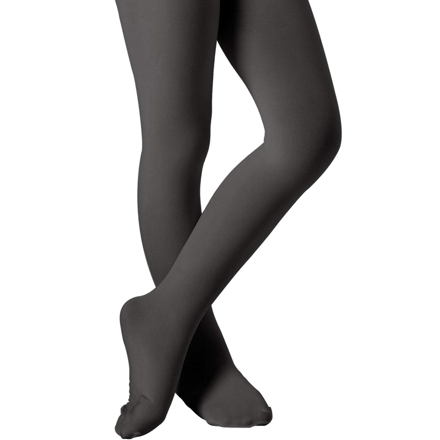 DIPUG Girls Black Tights Toddler Dance Footed Kids Ballet School Uniform Opaque Stockings 5t 6 7 8
