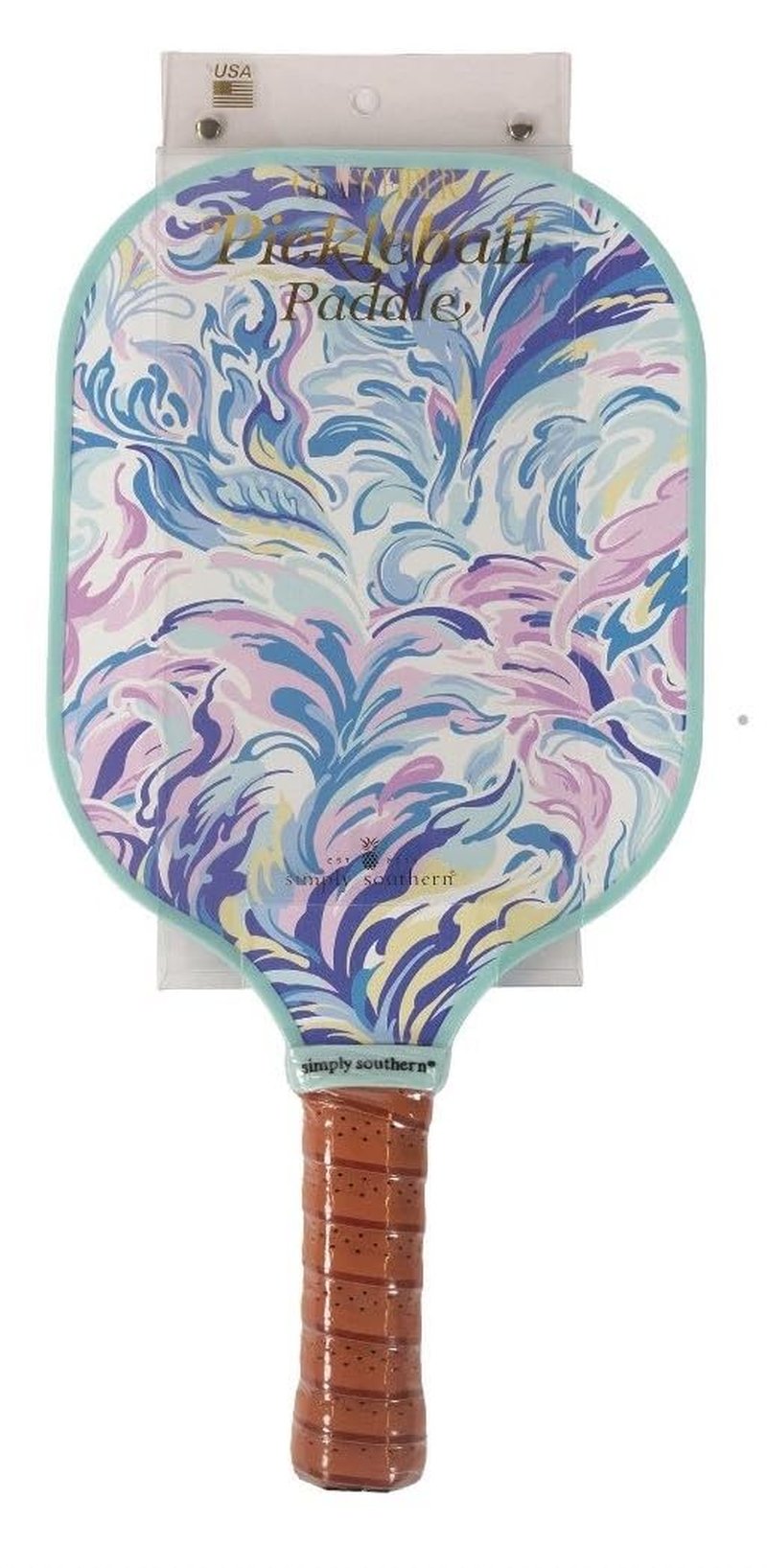 Pickleball Paddle - Simply Southern (Watercolor)
