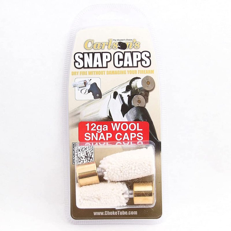 Carlson's Choke Tubes Brass Wool Snap Cap (2 Pack), 12 Gauge