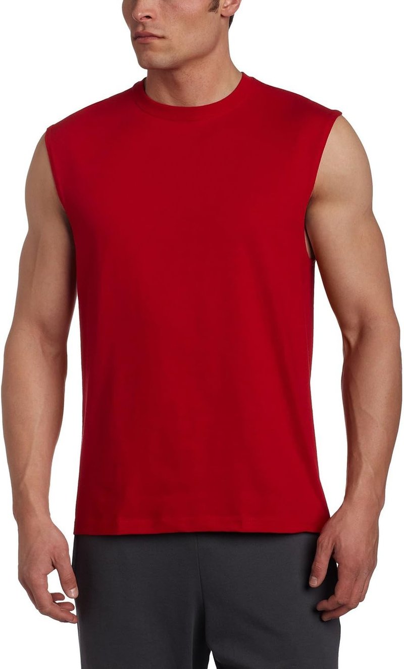 Athletic Tank Top - True Red | Breathable Fabric, Medium Size