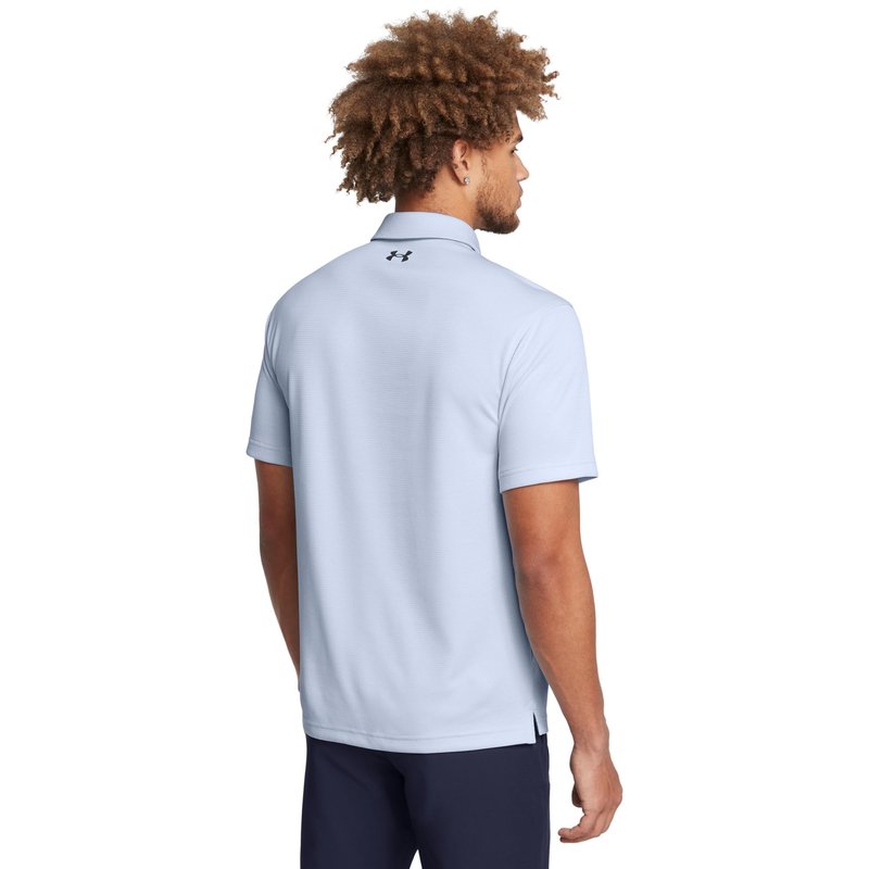 Under Armour Men's Tech Golf Polo, (470) Nimbus Blue / / Pitch Gray, XX-Large Tall