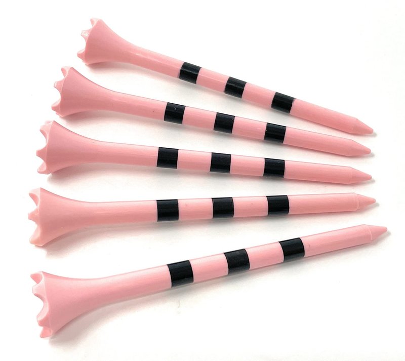NorthPointe Pink Golf Tees Plastic 3 ¼” - 100 Plastic Golf Tees in Bulk