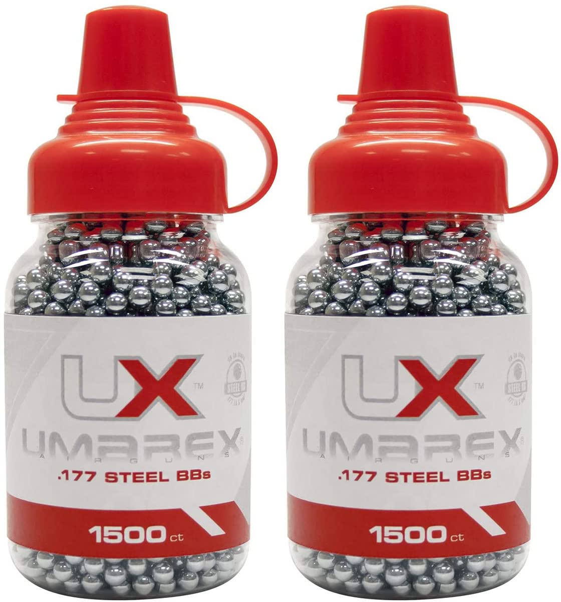 Umarex Precision .177 Caliber BB Gun BBS (1500 Count), Pack of 2