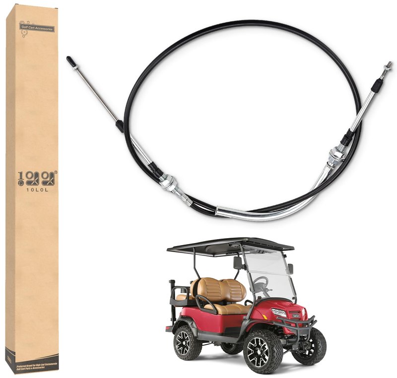 10L0L 68.5" Golf Cart Transmission Shift Forward Reverse Cable for Club Car DS 1998-Up Gas Golf Cart, Replace OEM 103379501 101951501 101951401