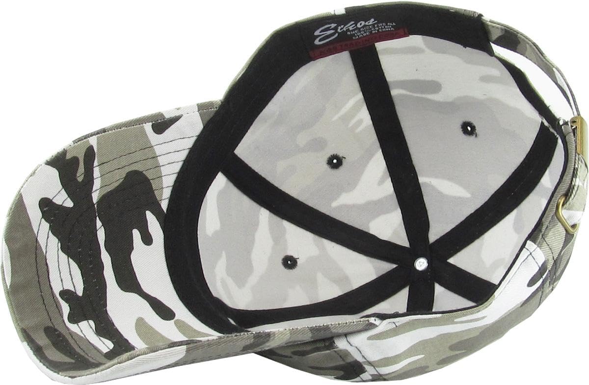KB-LOW CIT Classic Cotton Dad Hat Adjustable Plain Cap. Polo Style Low Profile (Unstructured) (Classic) Citi Camo Adjustable