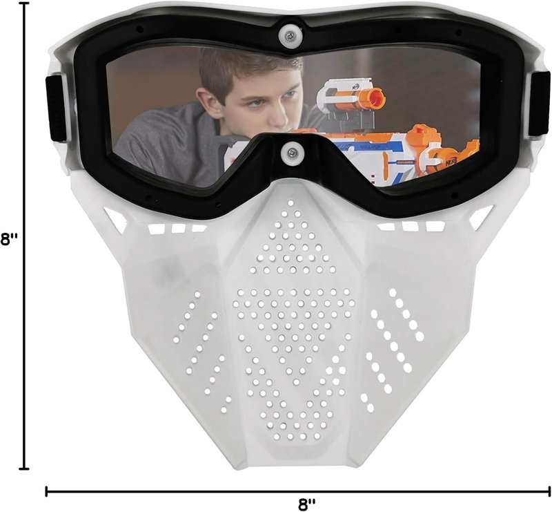 Tactical Mask for Nerf Rival Blasters - 2 Pack | Compatible with Apollo, Zeus, Khaos, Atlas, Artemis