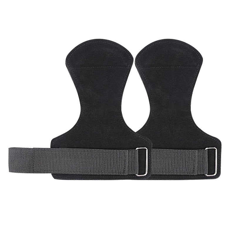 Weight Lifting Straps For Gym, Padded Wrist Straps For Weightlifting Deadlift Barbell Row Pull-up, Workout Straps Hand Lifting Grips for Men Women Hand Protection Microfiber Leather, Brown