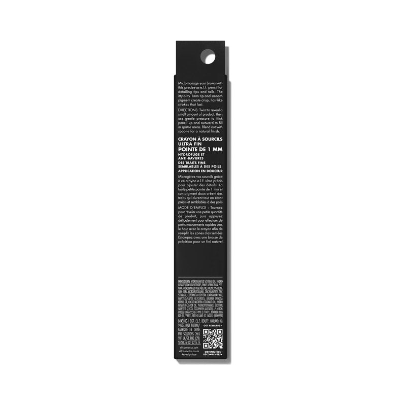 e.l.f. Micro-Fine Brow Pencil, Waterproof Brow Color & Spoolie For Shaping Brows & Creating A Feathered Natural-Looking Finish, Vegan & Cruelty-Free, Taupe
