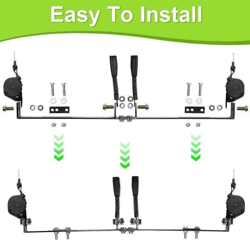 Retractable 61" DOT Golf Cart Seat Belts Kit Street Legal Universal for All Users Compatible for EZGO TXT Yamaha Club Car Golf Carts(NOT FIT 2 Passenger Club Car Precedent Yamaha G29 Drive EZGO RXV)