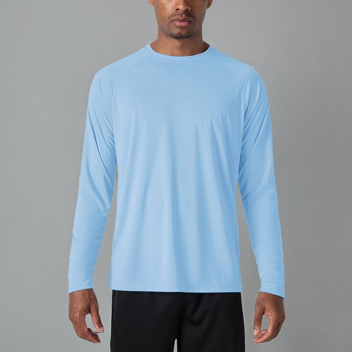 Men's Long Sleeve Athletic Shirts - UPF 50+ UV Sun Protection | Ideal for Hiking, Running & Workouts