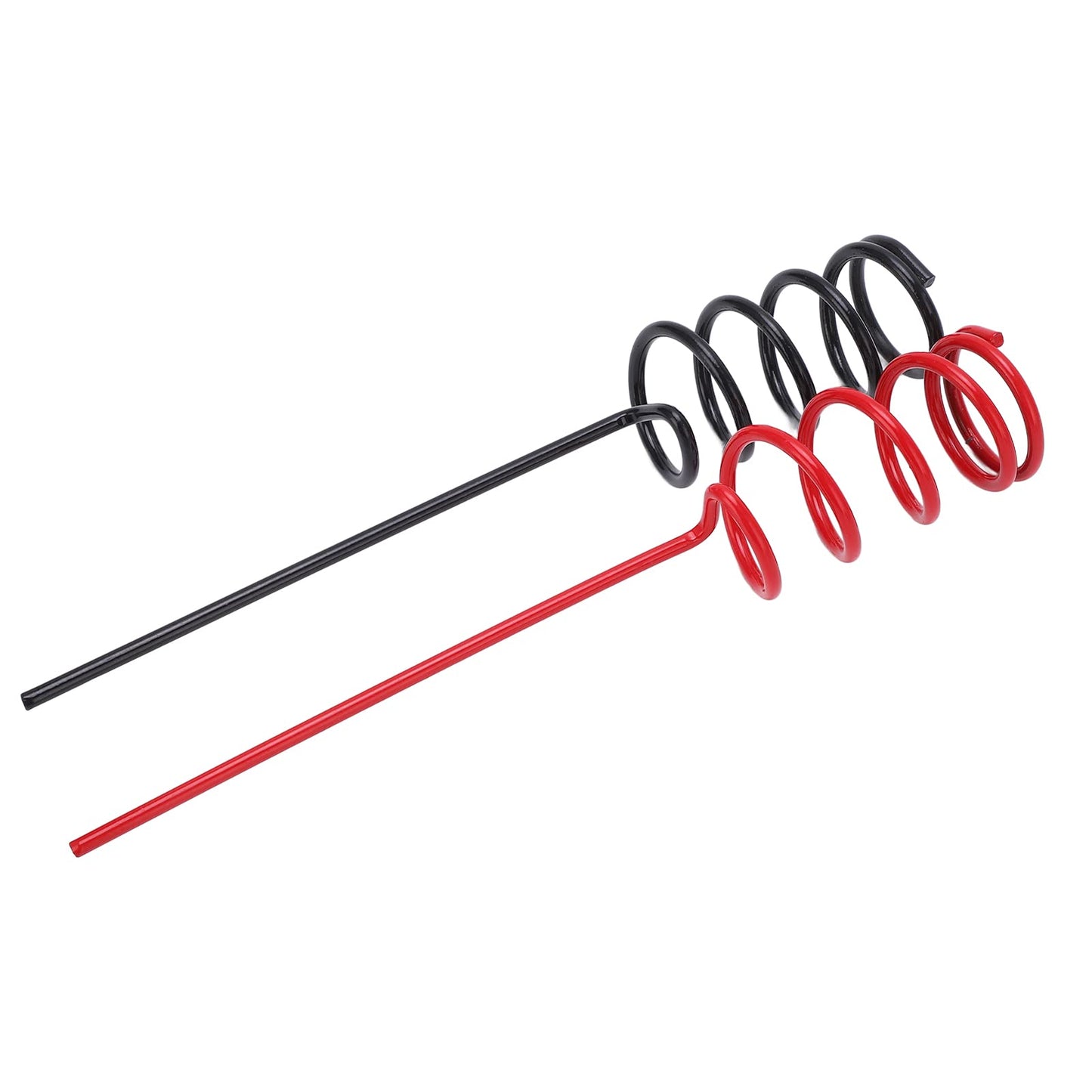Spiral Rod Holder, Sea Fishing Rod Holder for Boat Rail ¨C Durable Black and Red Pair (Sold in Pairs: Black and Red)