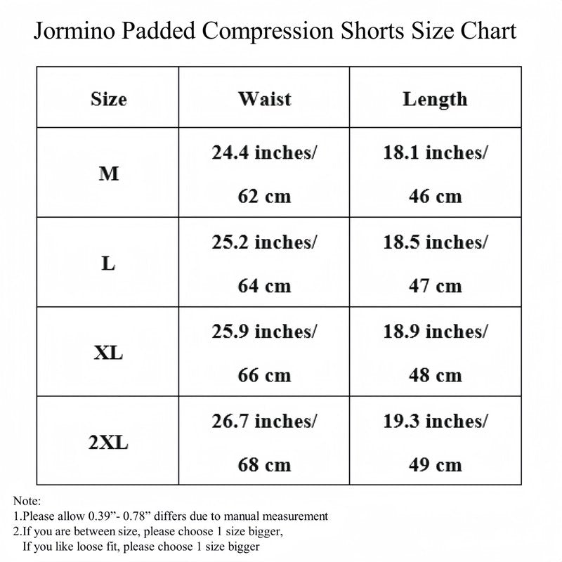 Jormino Compression Padded Shorts for Snowboarding, Skating, Skateboarding, Crash Pants with Thigh, Hip, Butt Pads L
